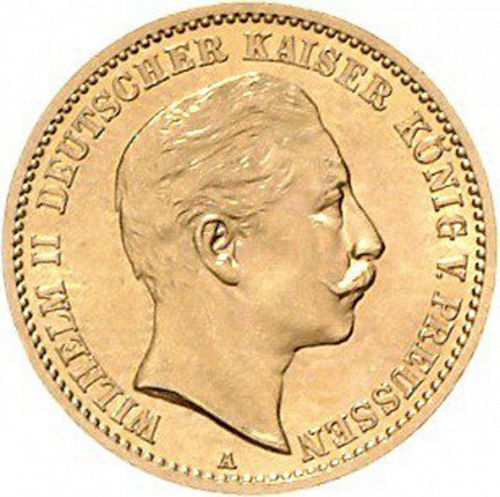 10 Mark Obverse Image minted in GERMANY in 1912A (1871-18 - Empire PRUSSIA)  - The Coin Database