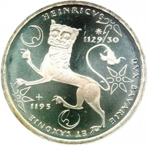 10 Mark Reverse Image minted in GERMANY in 1995F (1949-01 - Federal Republic - Commemorative)  - The Coin Database