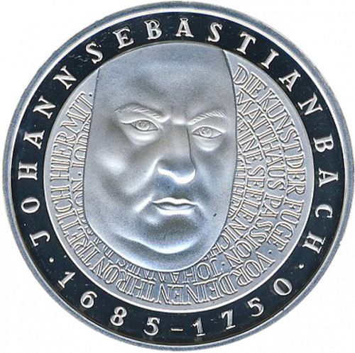 10 Mark Reverse Image minted in GERMANY in 2000G (1949-01 - Federal Republic - Commemorative)  - The Coin Database