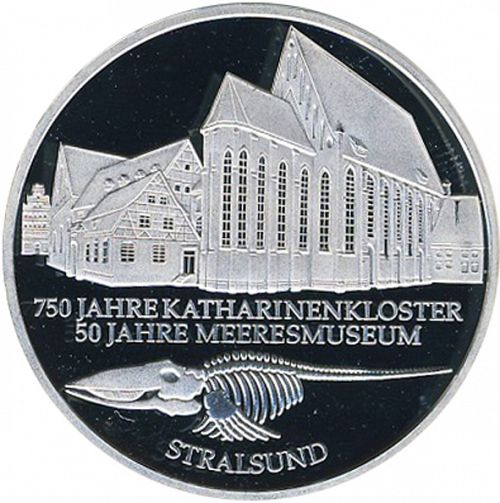 10 Mark Reverse Image minted in GERMANY in 2001A (1949-01 - Federal Republic - Commemorative)  - The Coin Database