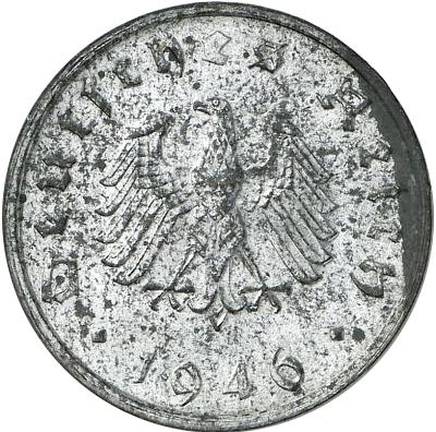 10 Reichspfennig Obverse Image minted in GERMANY in 1946G (1944-48 - Allied Occupation)  - The Coin Database