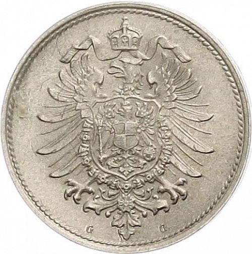 10 Pfenning Reverse Image minted in GERMANY in 1876G (1871-18 - Empire)  - The Coin Database