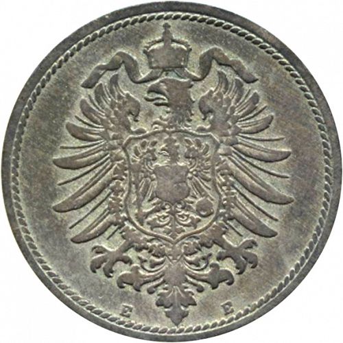 10 Pfenning Reverse Image minted in GERMANY in 1889E (1871-18 - Empire)  - The Coin Database