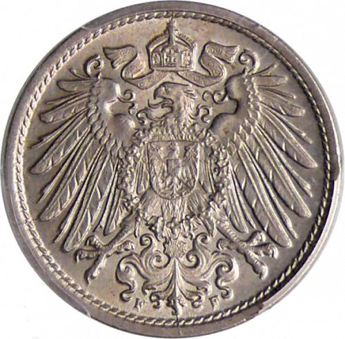 10 Pfenning Reverse Image minted in GERMANY in 1890F (1871-18 - Empire)  - The Coin Database