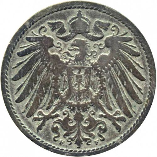 10 Pfenning Reverse Image minted in GERMANY in 1893F (1871-18 - Empire)  - The Coin Database
