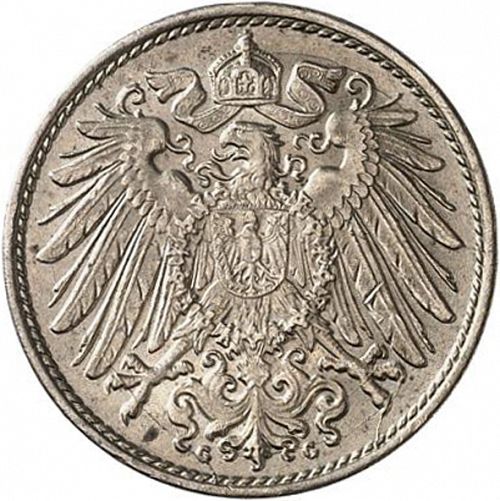 10 Pfenning Reverse Image minted in GERMANY in 1896G (1871-18 - Empire)  - The Coin Database