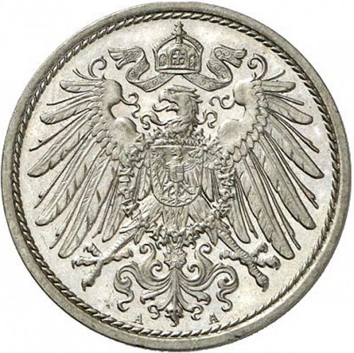 10 Pfenning Reverse Image minted in GERMANY in 1902A (1871-18 - Empire)  - The Coin Database