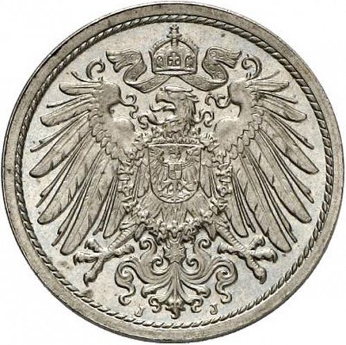 10 Pfenning Reverse Image minted in GERMANY in 1905J (1871-18 - Empire)  - The Coin Database