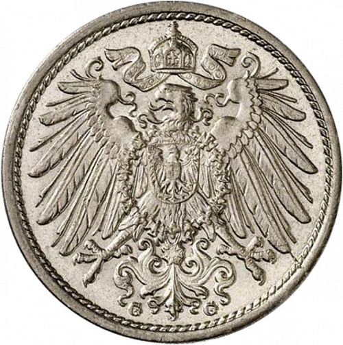 10 Pfenning Reverse Image minted in GERMANY in 1906G (1871-18 - Empire)  - The Coin Database