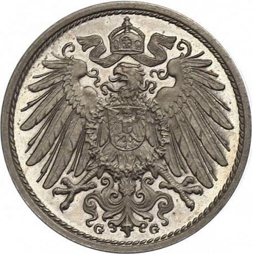 10 Pfenning Reverse Image minted in GERMANY in 1913G (1871-18 - Empire)  - The Coin Database