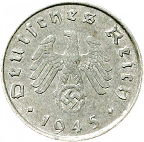 10 Reichspfenning Obverse Image minted in GERMANY in 1945E (1933-45 - Thrid Reich)  - The Coin Database