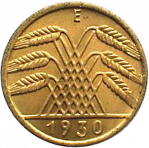 10 Pfenning Reverse Image minted in GERMANY in 1930E (1924-38 - Weimar Republic - Reichsmark)  - The Coin Database