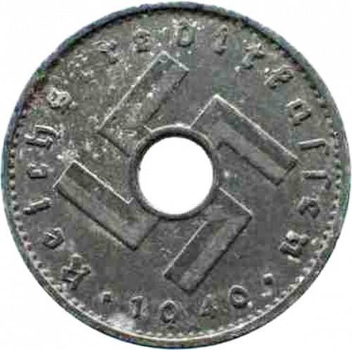10 Reichspfenning Obverse Image minted in GERMANY in 1940A (1940-41 - Thrid Reich - Military Coinage)  - The Coin Database