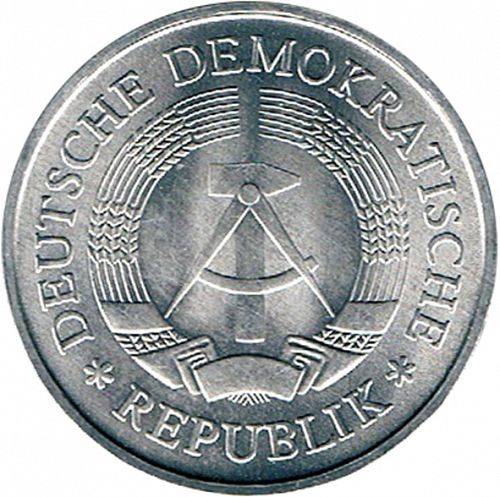 1 Mark Obverse Image minted in GERMANY in 1975A (1949-90 - Democratic Republic)  - The Coin Database