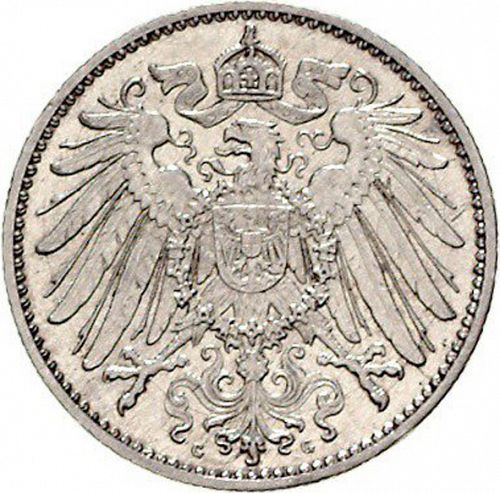 1 Mark Reverse Image minted in GERMANY in 1894G (1871-18 - Empire)  - The Coin Database