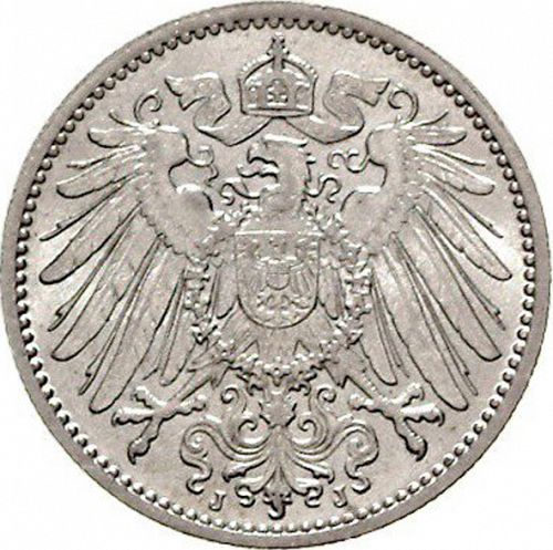 1 Mark Reverse Image minted in GERMANY in 1905J (1871-18 - Empire)  - The Coin Database