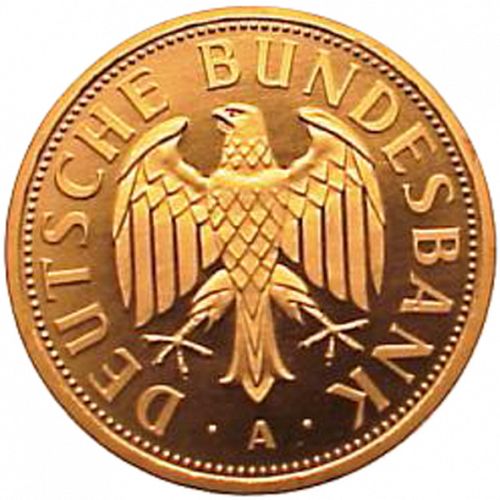 1 Mark Obverse Image minted in GERMANY in 2001A (1949-01 - Federal Republic)  - The Coin Database