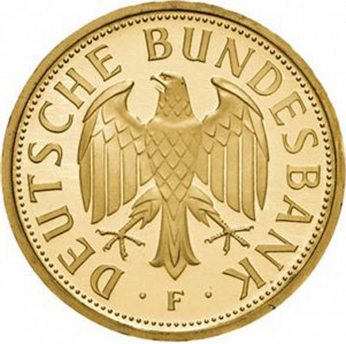 1 Mark Obverse Image minted in GERMANY in 2001F (1949-01 - Federal Republic)  - The Coin Database