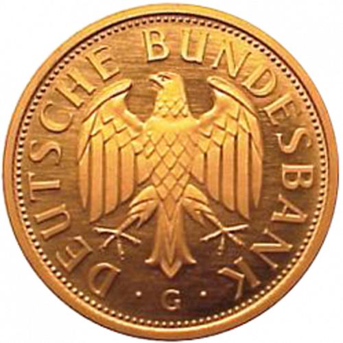 1 Mark Obverse Image minted in GERMANY in 2001G (1949-01 - Federal Republic)  - The Coin Database