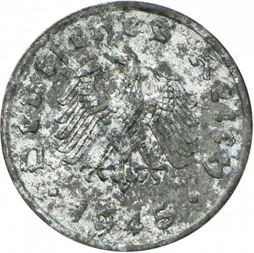 Reichspfennig Obverse Image minted in GERMANY in 1945F (1944-48 - Allied Occupation)  - The Coin Database