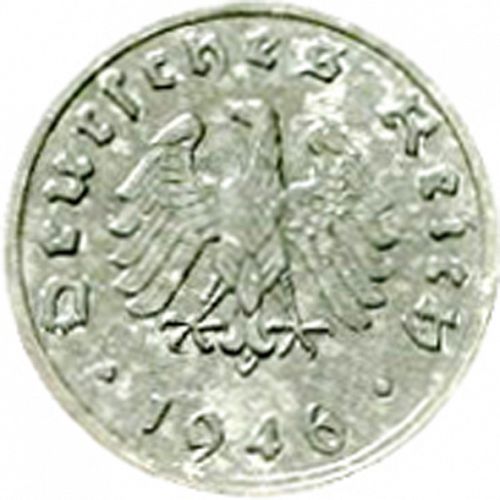 Reichspfennig Obverse Image minted in GERMANY in 1946G (1944-48 - Allied Occupation)  - The Coin Database