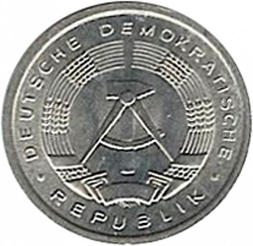 Pfennig Obverse Image minted in GERMANY in 1981A (1949-90 - Democratic Republic)  - The Coin Database