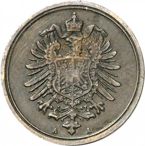 1 Pfenning Reverse Image minted in GERMANY in 1877A (1871-18 - Empire)  - The Coin Database