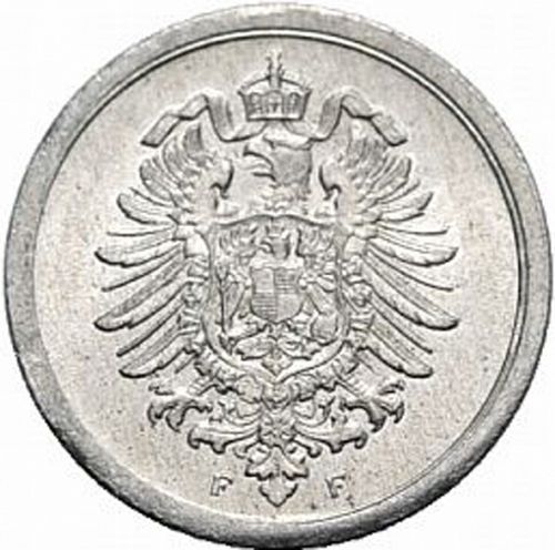 1 Pfenning Reverse Image minted in GERMANY in 1917F (1871-18 - Empire)  - The Coin Database
