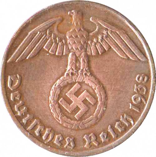 Reichspfenning Obverse Image minted in GERMANY in 1936E (1933-45 - Thrid Reich)  - The Coin Database