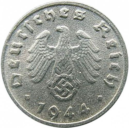 Reichspfenning Obverse Image minted in GERMANY in 1944D (1933-45 - Thrid Reich)  - The Coin Database