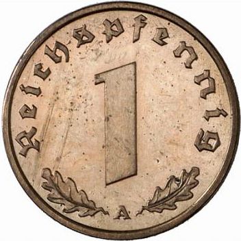 Reichspfenning Reverse Image minted in GERMANY in 1936A (1933-45 - Thrid Reich)  - The Coin Database