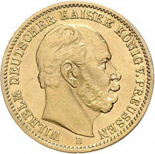20 Mark Obverse Image minted in GERMANY in 1873B (1871-18 - Empire PRUSSIA)  - The Coin Database