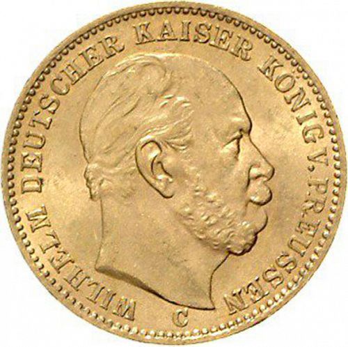 20 Mark Obverse Image minted in GERMANY in 1873C (1871-18 - Empire PRUSSIA)  - The Coin Database