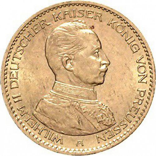 20 Mark Obverse Image minted in GERMANY in 1914A (1871-18 - Empire PRUSSIA)  - The Coin Database