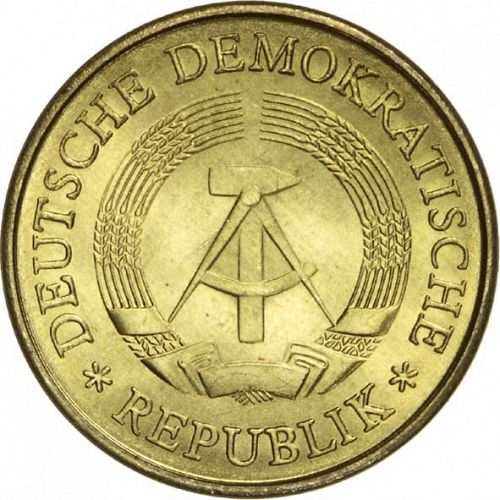 20 Pfennig Obverse Image minted in GERMANY in 1982A (1949-90 - Democratic Republic)  - The Coin Database