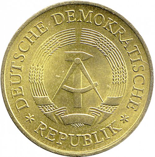 20 Pfennig Obverse Image minted in GERMANY in 1983A (1949-90 - Democratic Republic)  - The Coin Database