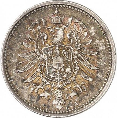 20 Pfenning Reverse Image minted in GERMANY in 1873A (1871-18 - Empire)  - The Coin Database