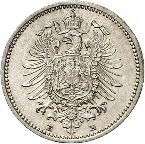 20 Pfenning Reverse Image minted in GERMANY in 1873E (1871-18 - Empire)  - The Coin Database