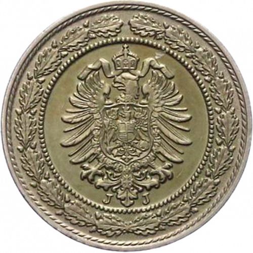 20 Pfenning Reverse Image minted in GERMANY in 1888J (1871-18 - Empire)  - The Coin Database