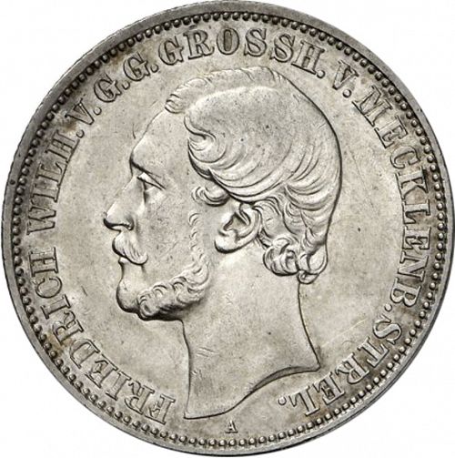 2 Mark Obverse Image minted in GERMANY in 1877A (1871-18 - Empire MECKLENBURG-STRELITZ)  - The Coin Database