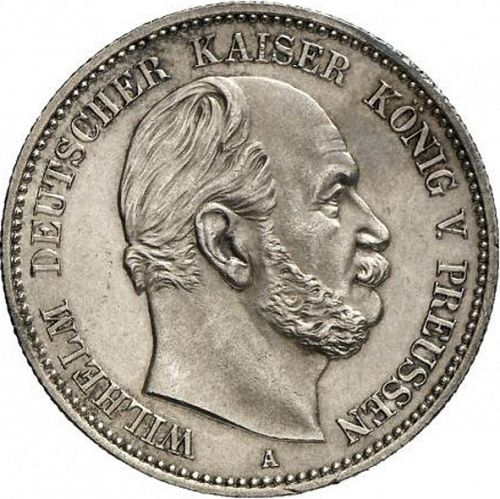 2 Mark Obverse Image minted in GERMANY in 1893A (1871-18 - Empire PRUSSIA)  - The Coin Database