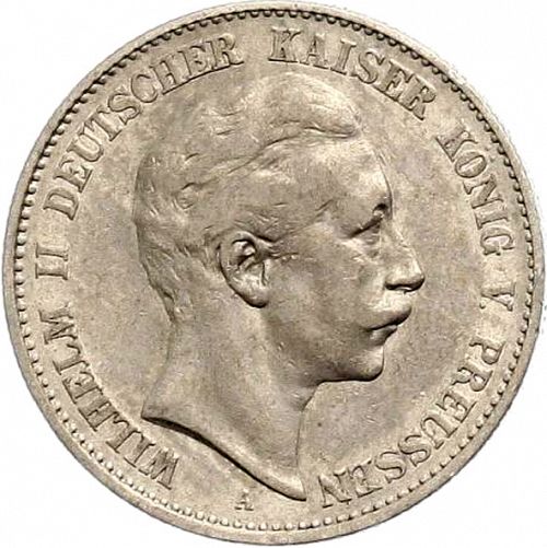 2 Mark Obverse Image minted in GERMANY in 1901A (1871-18 - Empire OLDENBURG)  - The Coin Database