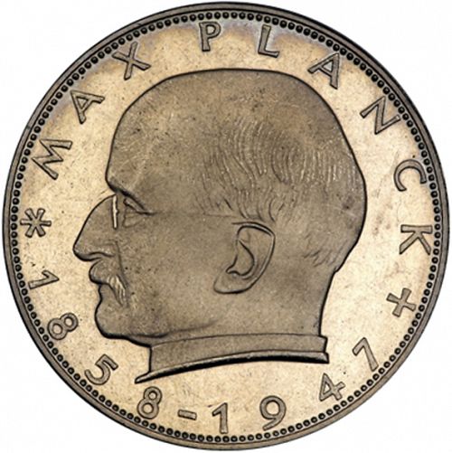 2 Mark Reverse Image minted in GERMANY in 1962G (1949-01 - Federal Republic)  - The Coin Database