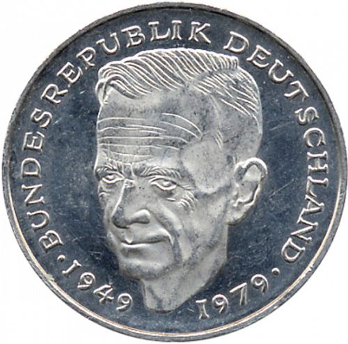 2 Mark Reverse Image minted in GERMANY in 1993J (1949-01 - Federal Republic)  - The Coin Database