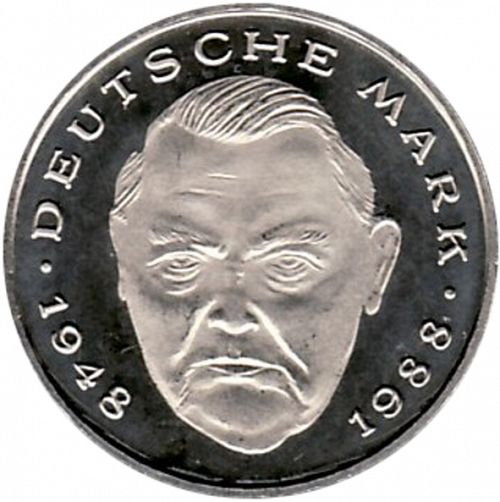 2 Mark Reverse Image minted in GERMANY in 1996A (1949-01 - Federal Republic)  - The Coin Database