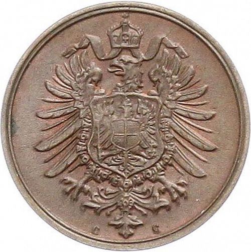 2 Pfenning Reverse Image minted in GERMANY in 1874C (1871-18 - Empire)  - The Coin Database