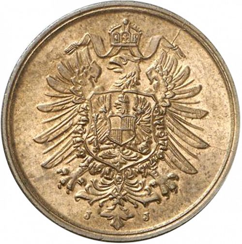 2 Pfenning Reverse Image minted in GERMANY in 1875J (1871-18 - Empire)  - The Coin Database