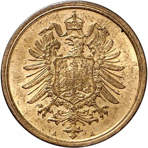 2 Pfenning Reverse Image minted in GERMANY in 1876A (1871-18 - Empire)  - The Coin Database