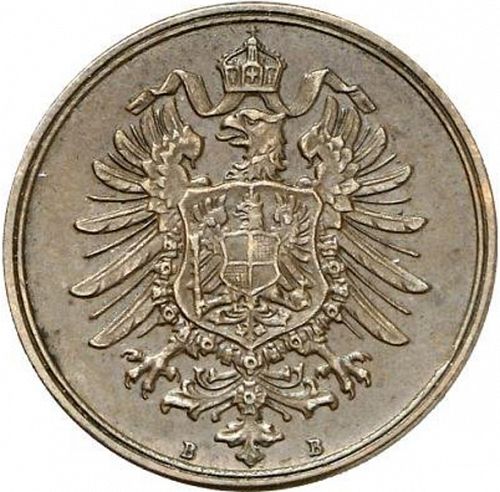 2 Pfenning Reverse Image minted in GERMANY in 1877B (1871-18 - Empire)  - The Coin Database