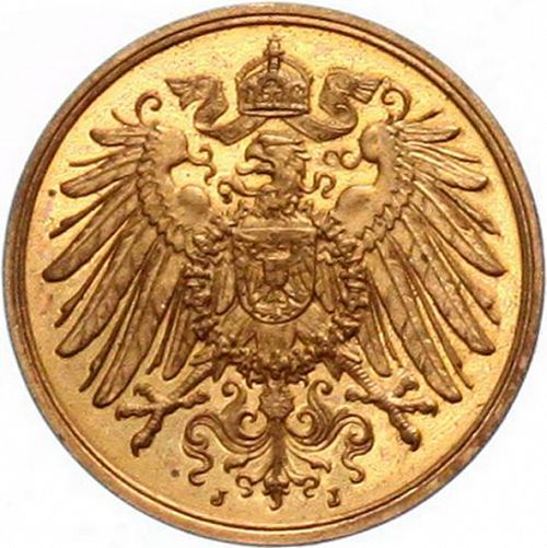 2 Pfenning Reverse Image minted in GERMANY in 1911J (1871-18 - Empire)  - The Coin Database